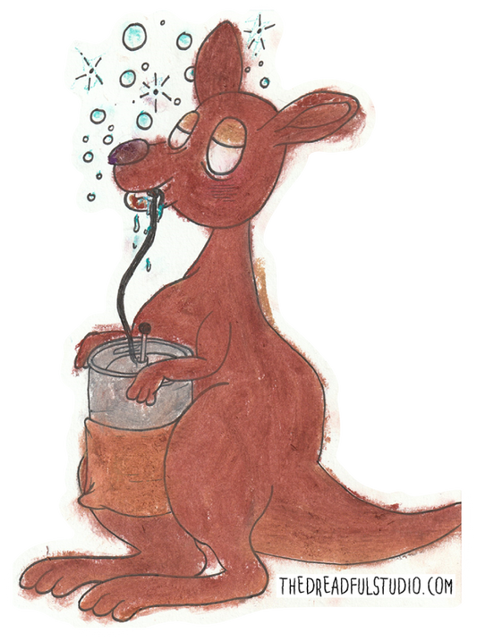 "Keg-Aroo" Sticker (1 of 100)